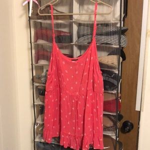 Spaghetti strap cotton top